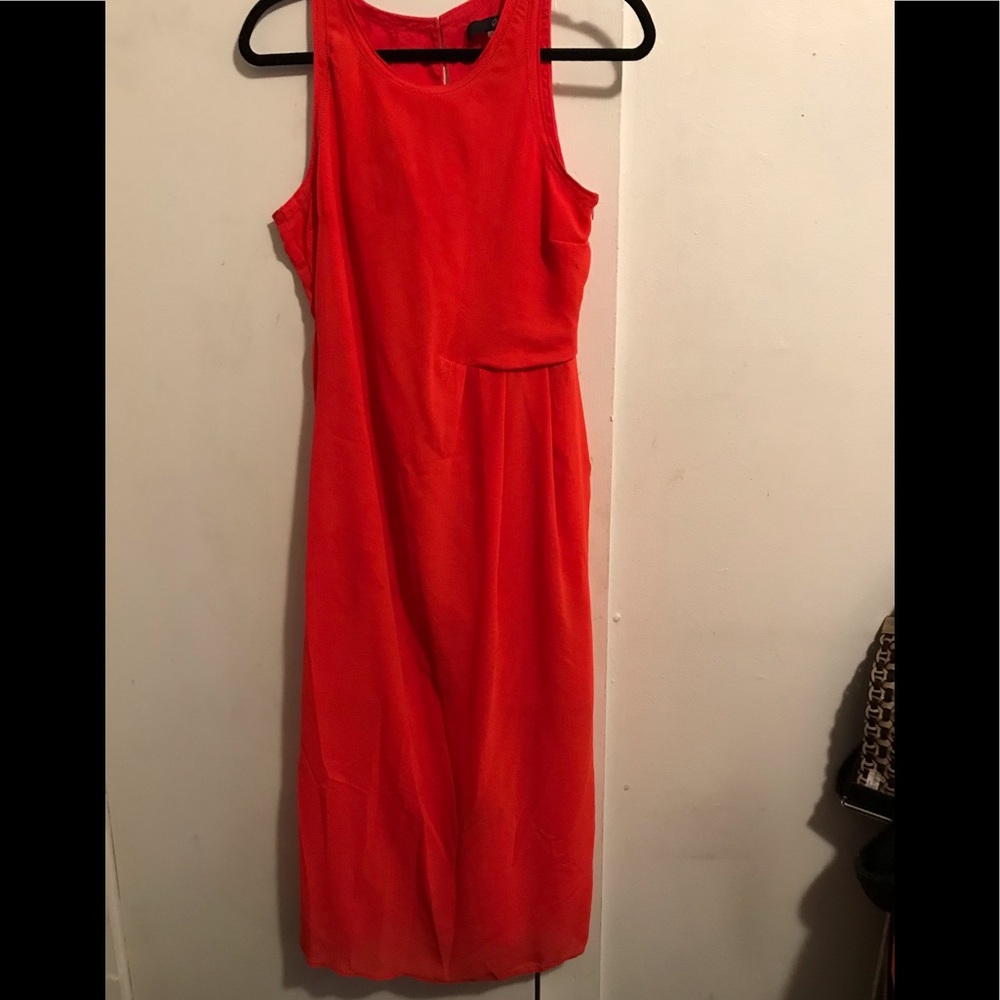 Red Sleeveless Dress